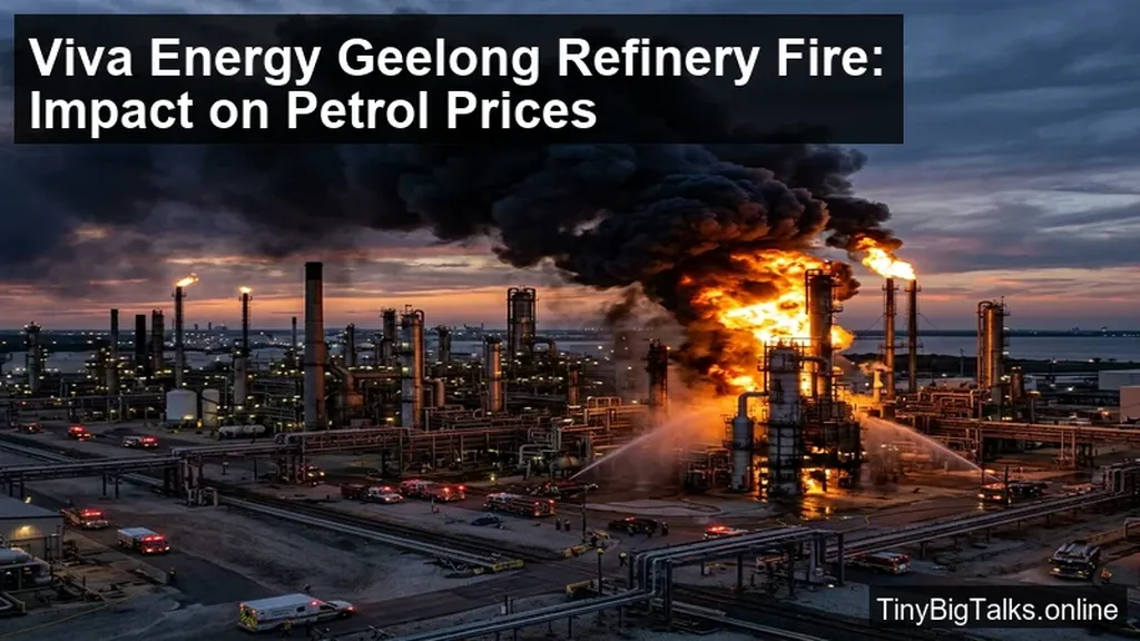 Viva Energy Geelong Oil Refinery Fire and Its Impact on Petrol Prices